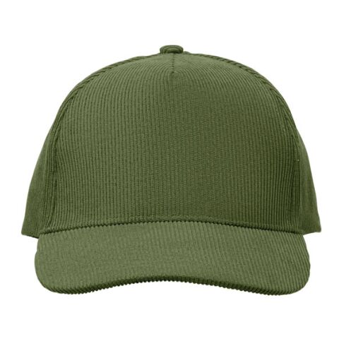 Baseball Kappe 5 Panels Cord Armeegrün | ohne Werbeanbringung | Nicht verfügbar | Nicht verfügbar | Nicht verfügbar