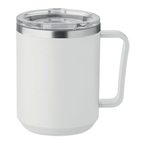 Doppelwandiger Becher 400ml weiß | ohne Werbeanbringung | Nicht verfügbar | Nicht verfügbar