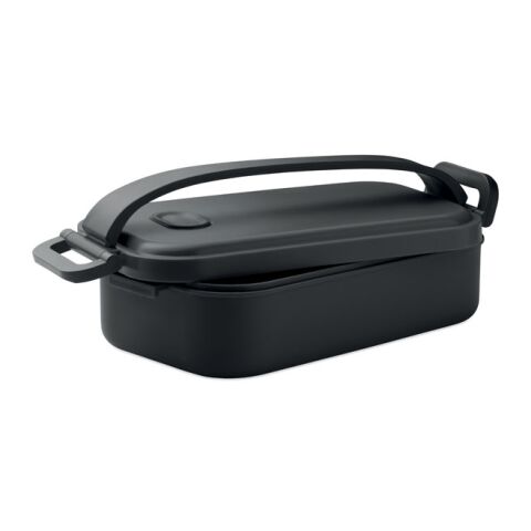 Lunchbox PP 800 ml schwarz | ohne Werbeanbringung | Nicht verfügbar | Nicht verfügbar | Nicht verfügbar