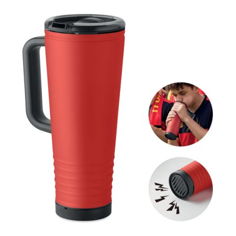 Doppelwandiger Becher 700ml rot | ohne Werbeanbringung | Nicht verfügbar | Nicht verfügbar | Nicht verfügbar