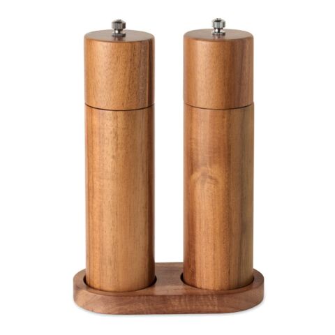 Salz- und Pfeffermühlen-Set holzfarben