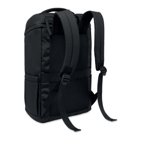 15" PU Laptop-Rucksack schwarz