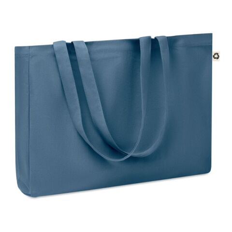Recycelte Canvas-Tasche blau | ohne Werbeanbringung | Nicht verfügbar | Nicht verfügbar | Nicht verfügbar