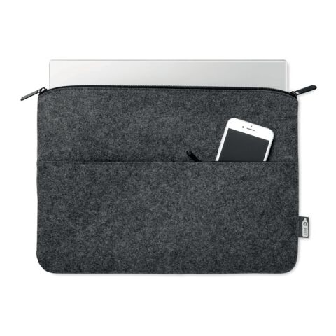 Laptoptasche RPET-Filz dunkelgrau | ohne Werbeanbringung | Nicht verfügbar | Nicht verfügbar | Nicht verfügbar