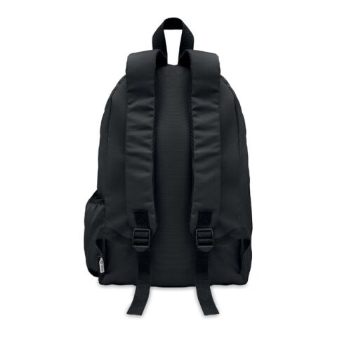 Rucksack 600D Recycled PET-Polyester schwarz | ohne Werbeanbringung | Nicht verfügbar | Nicht verfügbar | Nicht verfügbar