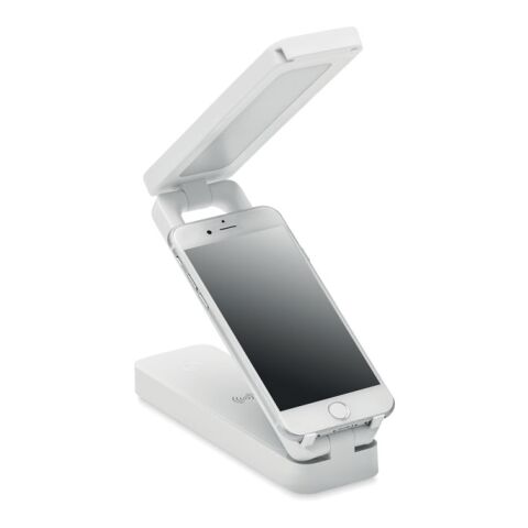 Tischleuchte mit Ladestation weiß | ohne Werbeanbringung | Nicht verfügbar | Nicht verfügbar | Nicht verfügbar