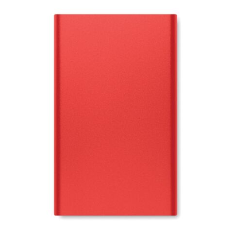 Powerbank 4000 mAh mit Gehäuse aus Aluminium rot | ohne Werbeanbringung | Nicht verfügbar | Nicht verfügbar