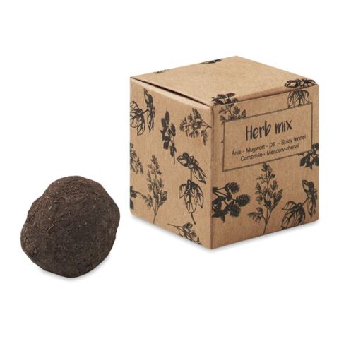 Saatbombe Kräuter beige | ohne Werbeanbringung | Nicht verfügbar | Nicht verfügbar | Nicht verfügbar