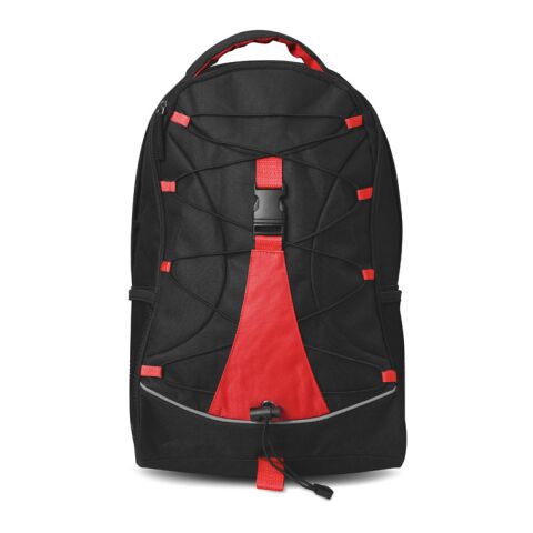 Rucksack mit farbigen Applikationen rot | ohne Werbeanbringung | Nicht verfügbar | Nicht verfügbar | Nicht verfügbar