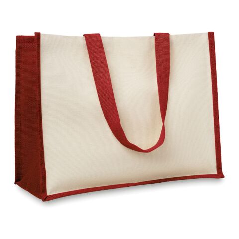 Jute/Canvas Shopper rot | ohne Werbeanbringung | Nicht verfügbar | Nicht verfügbar | Nicht verfügbar