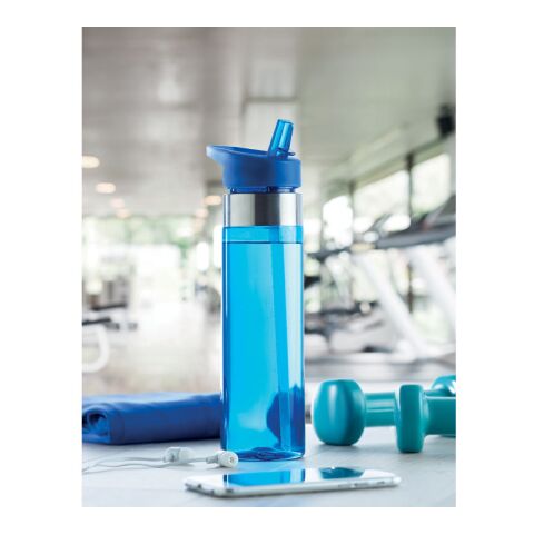 Trinkflasche 650 ml transparent blau | ohne Werbeanbringung | Nicht verfügbar | Nicht verfügbar | Nicht verfügbar