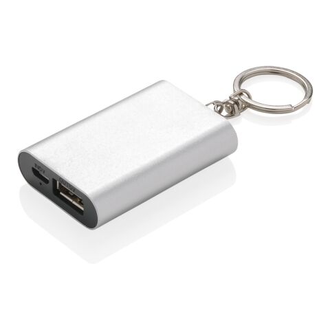 1.000 mAh Schlüsselanhänger Powerbank silber | ohne Werbeanbringung | Nicht verfügbar | Nicht verfügbar | Nicht verfügbar
