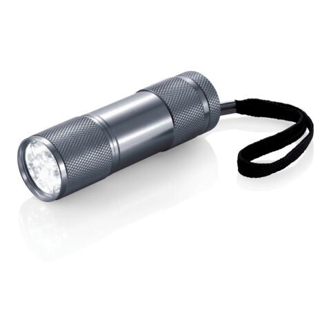 Quattro Aluminiumtaschenlampe grau | ohne Werbeanbringung | Nicht verfügbar | Nicht verfügbar | Nicht verfügbar