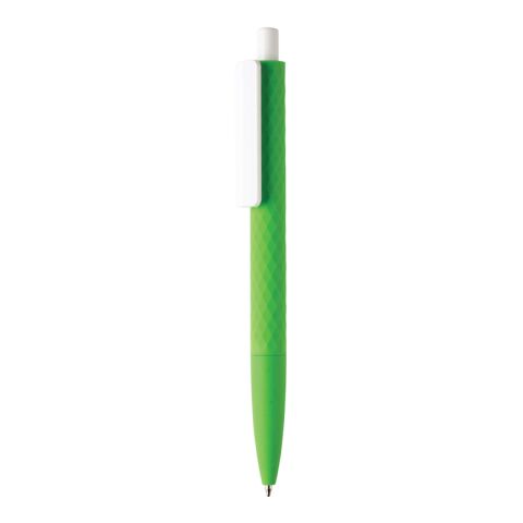 X3-Stift mit Smooth-Touch grün-weiß | ohne Werbeanbringung | Nicht verfügbar | Nicht verfügbar