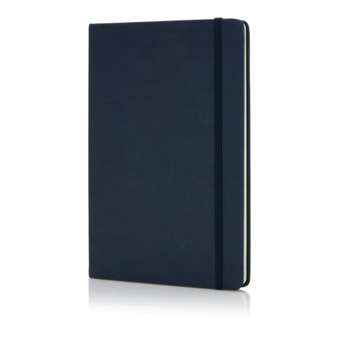 Deluxe Hardcover PU A5 Notizbuch navy blau | ohne Werbeanbringung | Nicht verfügbar | Nicht verfügbar