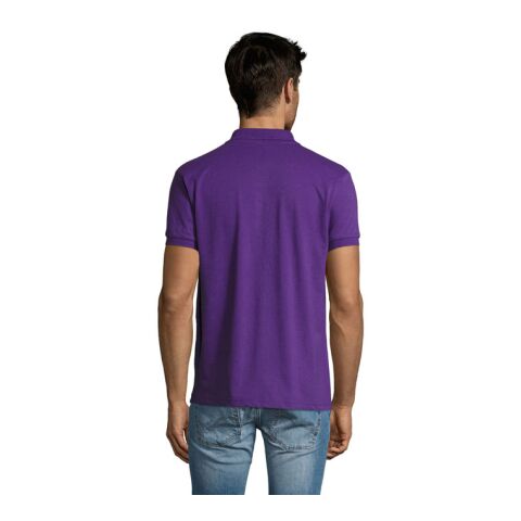 PRIME HERREN POLO 200g dunkellila | S | ohne Werbeanbringung | Nicht verfügbar | Nicht verfügbar | Nicht verfügbar