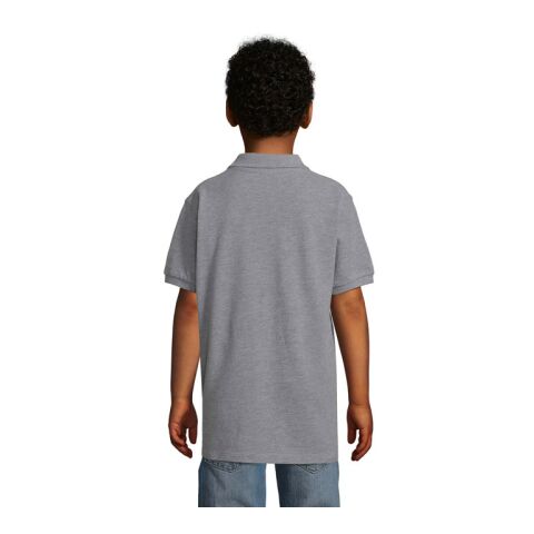 PERFECT KINDER POLO 180g grau melange 2 | 4XL | ohne Werbeanbringung | Nicht verfügbar | Nicht verfügbar | Nicht verfügbar