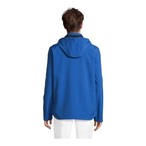 RACE MEN HOODED JACKET königsblau | M | ohne Werbeanbringung