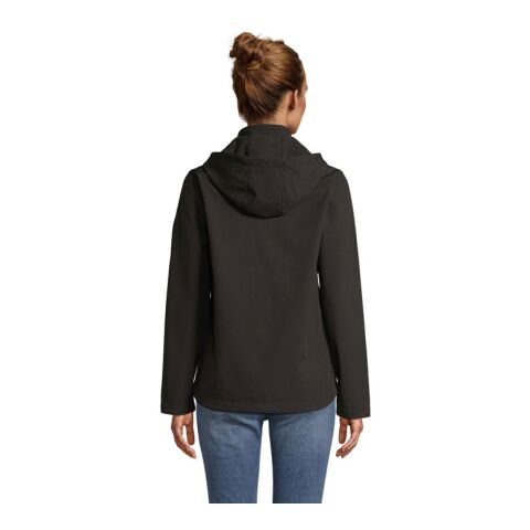 RACE WOMEN HOODED JACKET schwarz | S | ohne Werbeanbringung