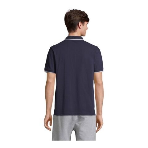 PALERMO POLO SHIRT französisch marine/weiß | S | ohne Werbeanbringung | Nicht verfügbar | Nicht verfügbar | Nicht verfügbar