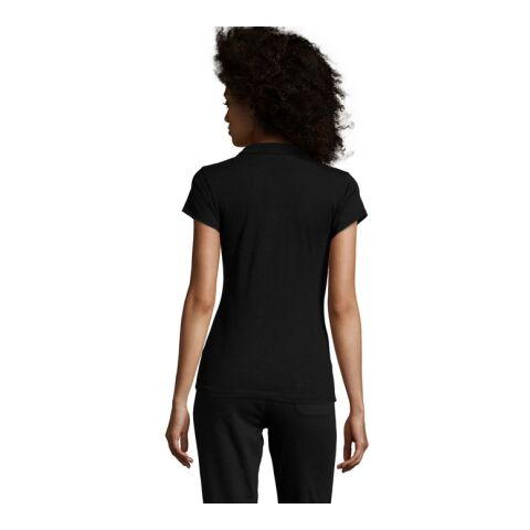 Prescott Damen-Poloshirt 170 tiefschwarz | XXL