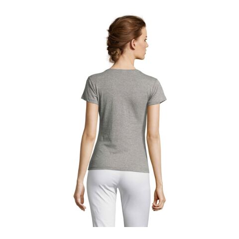 MISS DAMENT-SHIRT 150g grau melange | XXL | ohne Werbeanbringung | Nicht verfügbar | Nicht verfügbar | Nicht verfügbar