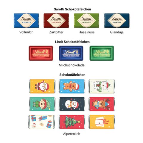 Shape Adventskalender Geschenk Eco 4c Euroskala | Alpenmilch-Schokotäfelchen