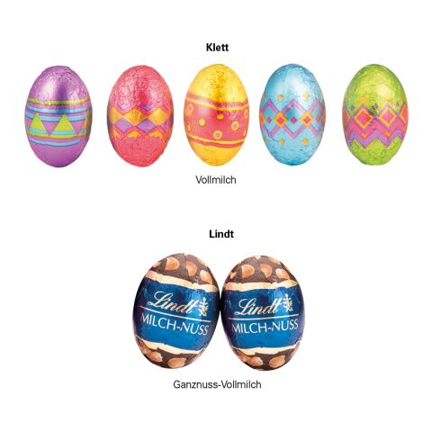 Sixpack mit Ostereiern ohne Werbeanbringung | 6 Lindt Mini Ostereier