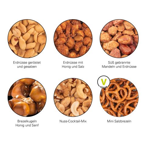 Snack Dose 4c Euroskala | Nuss-Cocktail-Mix