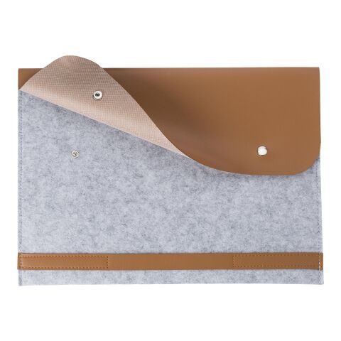 RPET-Filz-Laptop-Tasche Jonathan Hellgrau | ohne Werbeanbringung | Nicht verfügbar | Nicht verfügbar