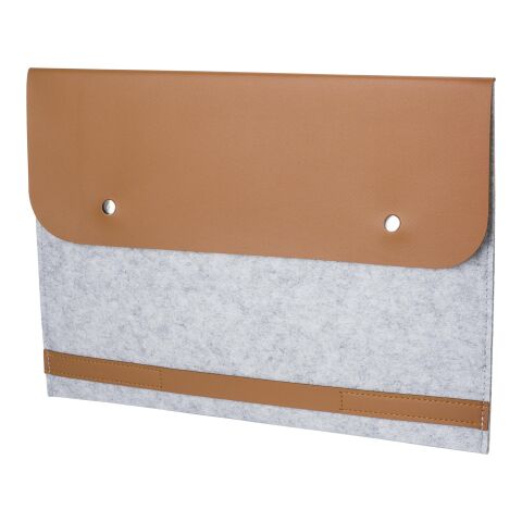 RPET-Filz-Laptop-Tasche Jonathan Hellgrau | ohne Werbeanbringung | Nicht verfügbar | Nicht verfügbar