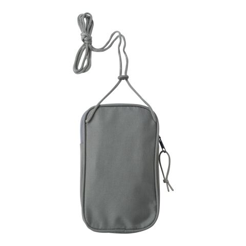 Polyester RPET (600D) Umhängetasche Gracelyn Grau | ohne Werbeanbringung | Nicht verfügbar | Nicht verfügbar