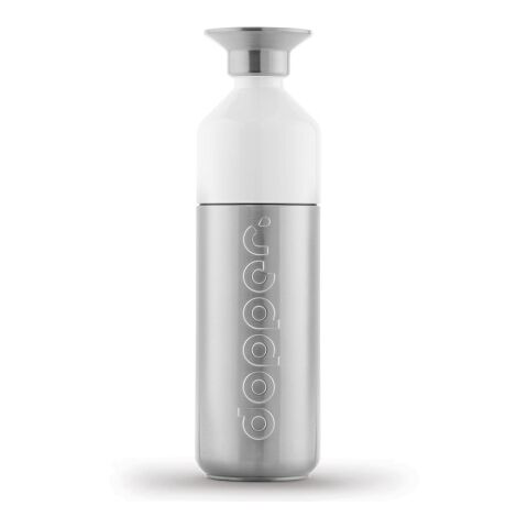Dopper Steel 800 ml silber/weiß | ohne Werbeanbringung | Nicht verfügbar | Nicht verfügbar