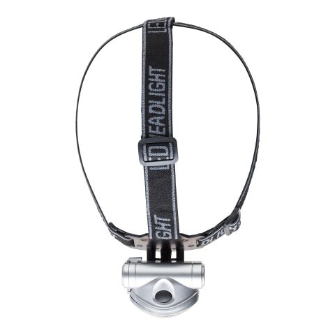 LED-Kopflampe &#039;Stockholm&#039; aus ABS-Kunststoff Silber | ohne Werbeanbringung | Nicht verfügbar | Nicht verfügbar