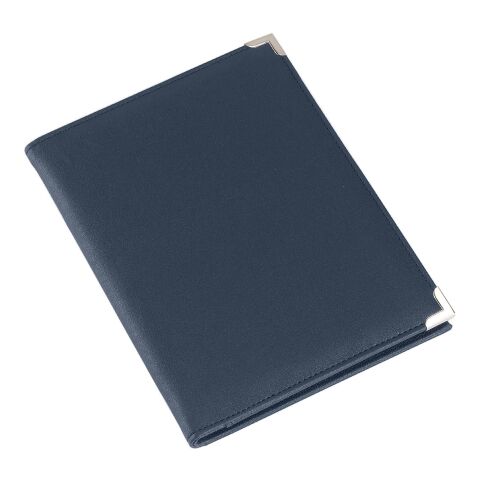 Konferenzmappe Oxford aus PU mit Metallecken A5 Blau | ohne Werbeanbringung | Nicht verfügbar | Nicht verfügbar