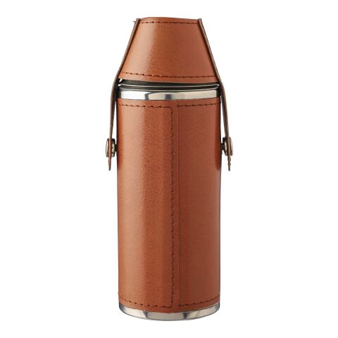 Recycelte Edelstahlflasche Brock Braun | ohne Werbeanbringung | Nicht verfügbar | Nicht verfügbar