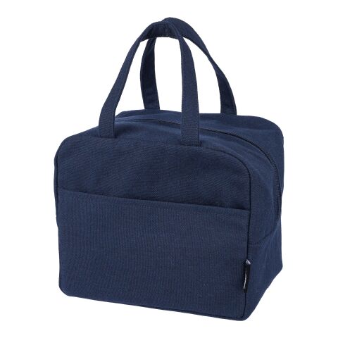 Kühltasche aus recyceltem Poly-Baumwollgewebe (330 g/m²) Elowen Blau | ohne Werbeanbringung | Nicht verfügbar | Nicht verfügbar