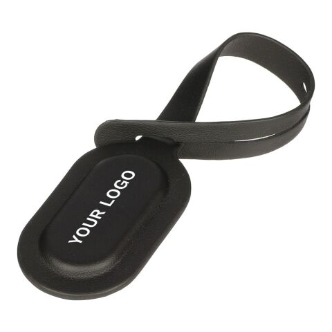 Recycelter PU-Anhänger Kaia Schwarz | ohne Werbeanbringung | Nicht verfügbar | Nicht verfügbar