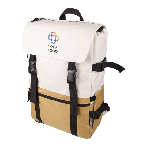 Rucksack Vayo 2-tone | Recycelt | Laptop 15" | 11 l beige