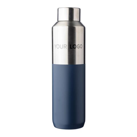 Recycelte doppelwandige Trinkflasche aus Edelstahl (600 ml) Esen Blau
