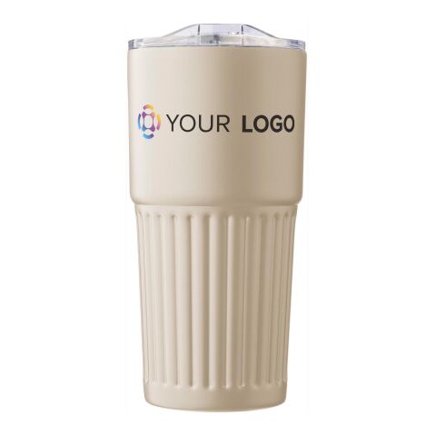 Recycelter doppelwandiger Trinkbecher aus Edelstahl (500 ml) Kael Blau