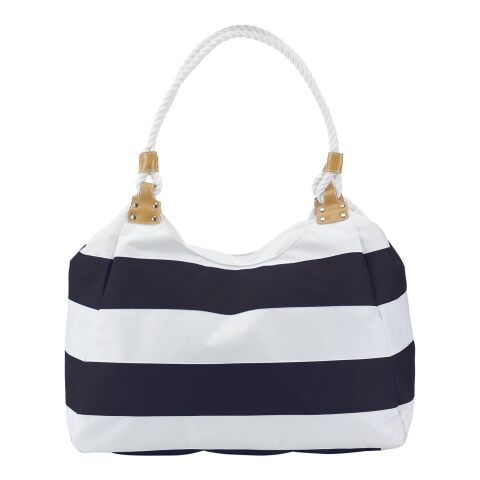 Strandtasche &#039;Nautica&#039; aus Polyester Blau/Weiß | ohne Werbeanbringung | Nicht verfügbar | Nicht verfügbar