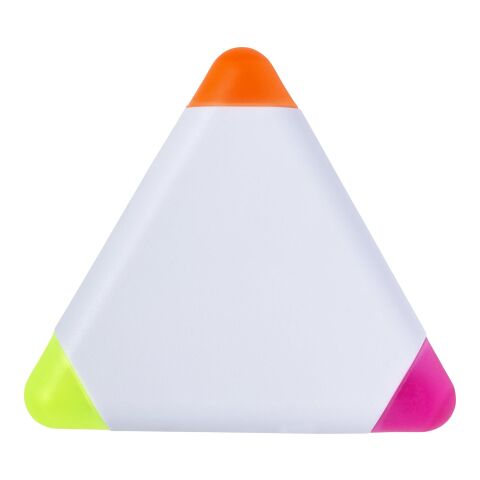 Textmarker &#039;Triangle&#039; aus Kunststoff Weiß | ohne Werbeanbringung | Nicht verfügbar | Nicht verfügbar