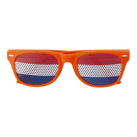 Fan Sonnenbrille aus Plexiglas blau/weiß/rot | ohne Werbeanbringung | Nicht verfügbar | Nicht verfügbar