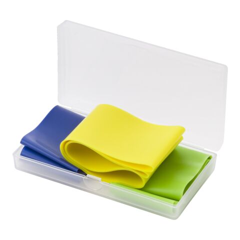 Set von drei elastischen Sportbändern bunt | ohne Werbeanbringung | Nicht verfügbar | Nicht verfügbar