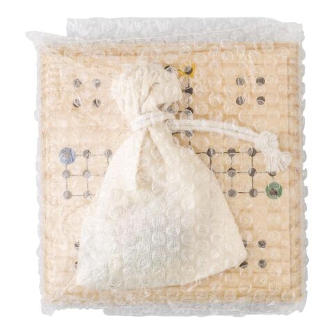 Ludo-Spiel aus Holz Yasir Braun | ohne Werbeanbringung | Nicht verfügbar | Nicht verfügbar