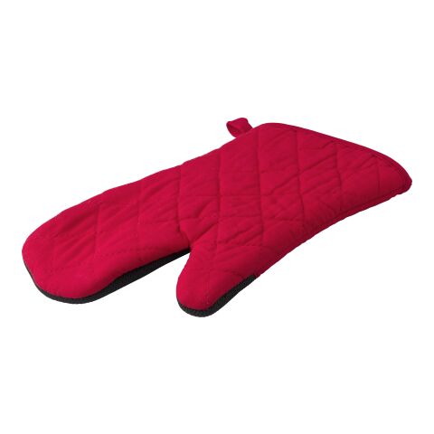 Ofenhandschuhe aus Baumwolle Elsie Rot | ohne Werbeanbringung | Nicht verfügbar | Nicht verfügbar