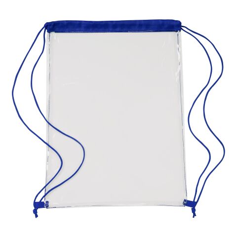 Schuh-/Rucksack (Turnbeutel) aus PVC Kiki Kobaltblau | ohne Werbeanbringung | Nicht verfügbar | Nicht verfügbar