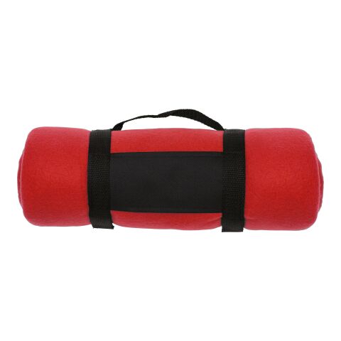 Fleece-Picknickdecke  &#039;Central&#039; Rot | ohne Werbeanbringung | Nicht verfügbar | Nicht verfügbar