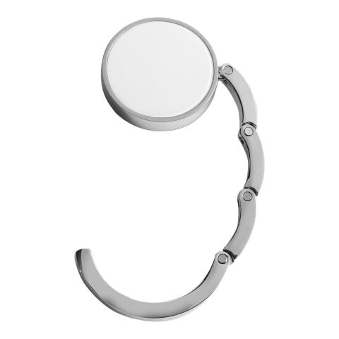 Taschen-/Jackenhalter &#039;Storm&#039; aus Metall Weiß | ohne Werbeanbringung | Nicht verfügbar | Nicht verfügbar